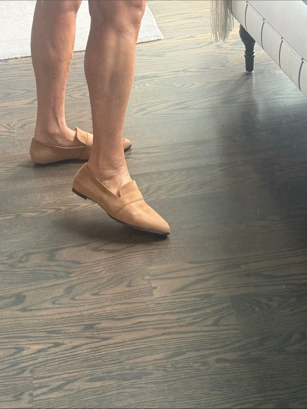New Suede Pointed-Toe Loafers size 9